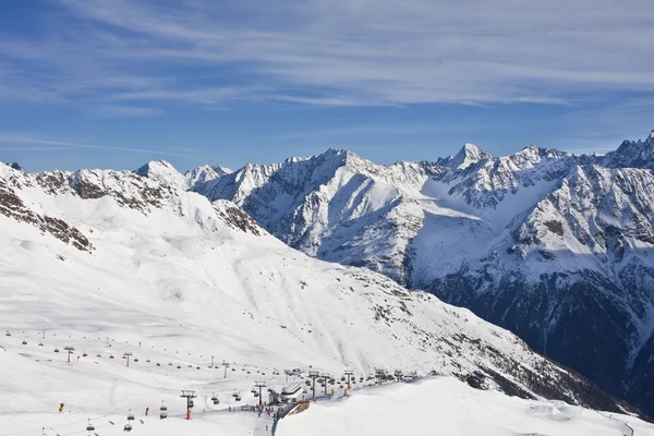 Skidorten Sölden. Österrike — Stockfoto