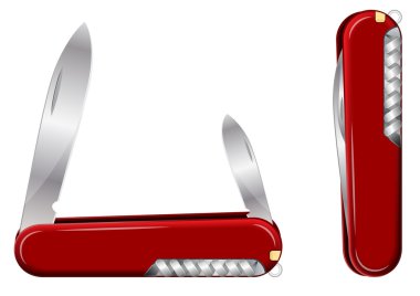 Swiss Army Knife. Vector clipart