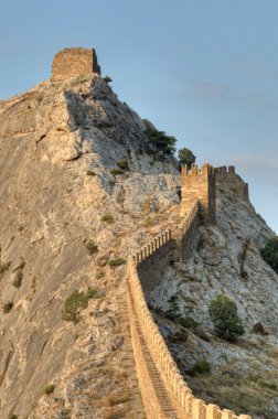 sudak Ceneviz Kalesi. cimea, Ukrayna