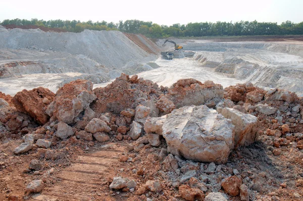 Clay mining — Stock Photo, Image