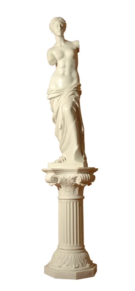 Γύψος άγαλμα μιας γυναίκας — Φωτογραφία Αρχείου