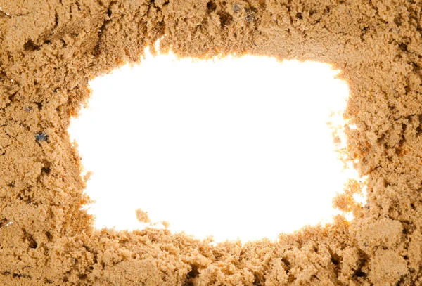 Quadro de areia — Fotografia de Stock