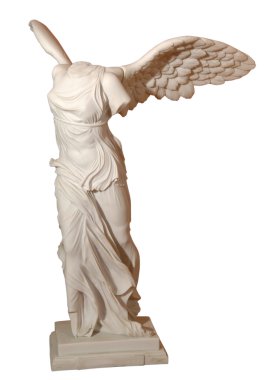 Figure of a woman with wings clipart