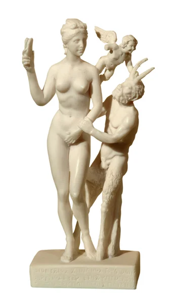 Statua di gesso di una donna — Foto Stock