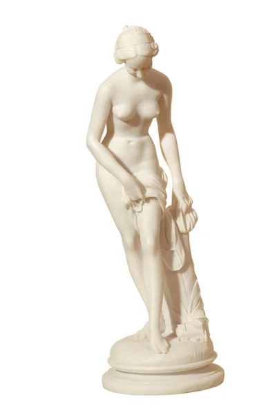 Egy antik stílusú nő szobra — Stock Fotó