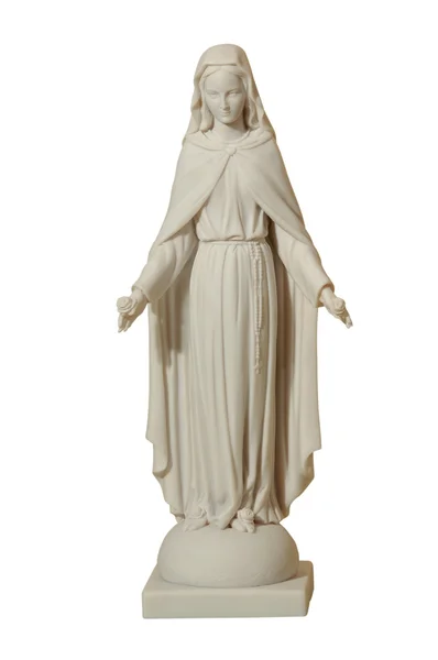 Estatua que representa a una mujer vestida de monje — Foto de Stock