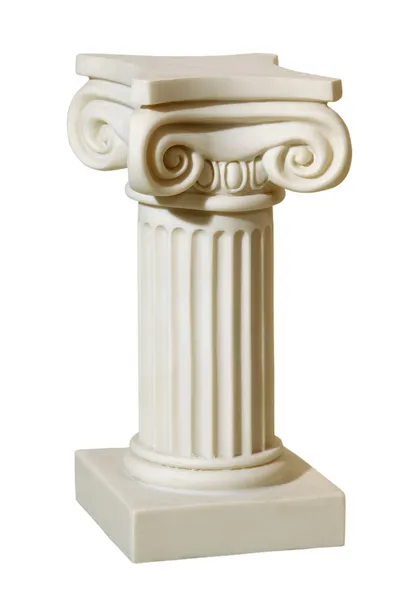 Statue of columns in Greek style — Stock Photo, Image