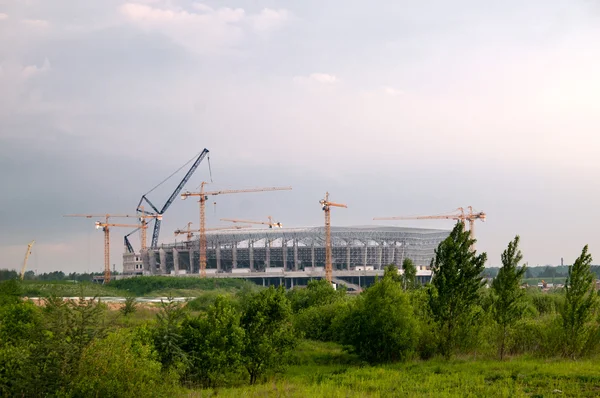 Lviv stadyum inşaatı, Ukrayna — Stok fotoğraf