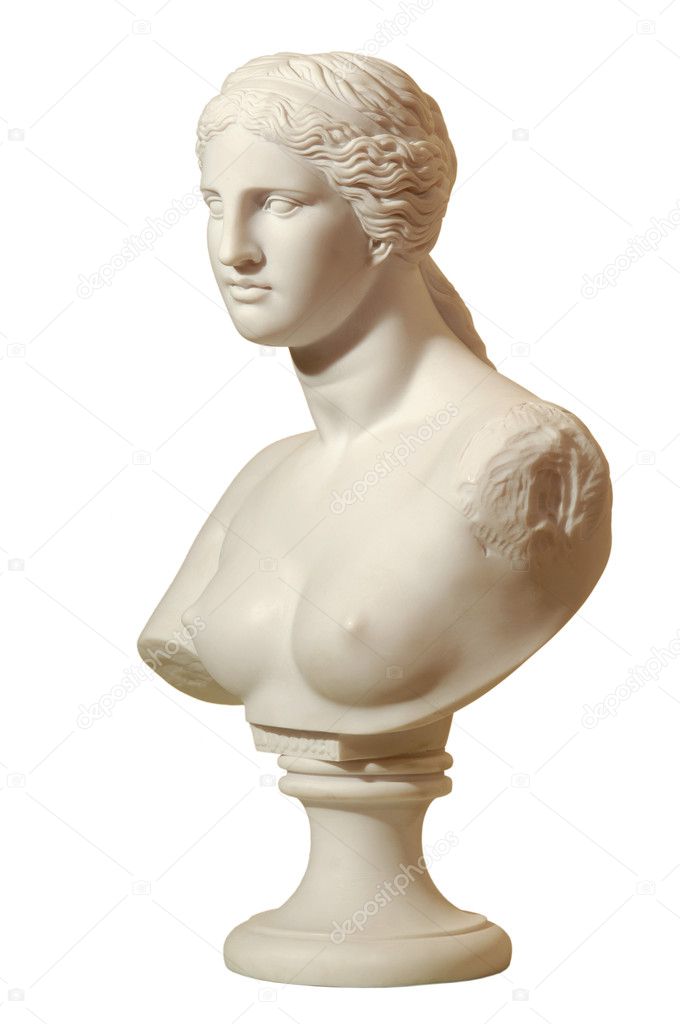 Statue of a woman in the antique style