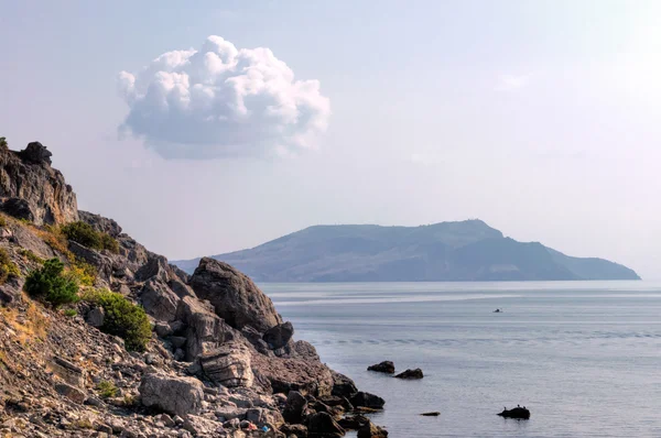 Черное море красивый пейзаж — стоковое фото