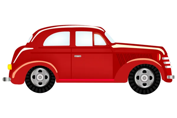 红色汽车 — 图库矢量图片