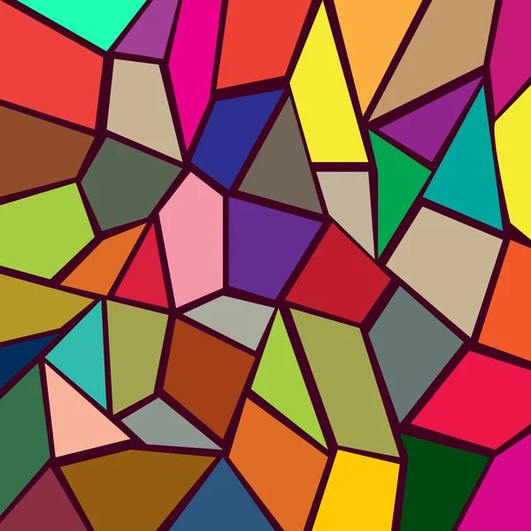 Hintergrund aus buntem Mosaik — Stockvektor