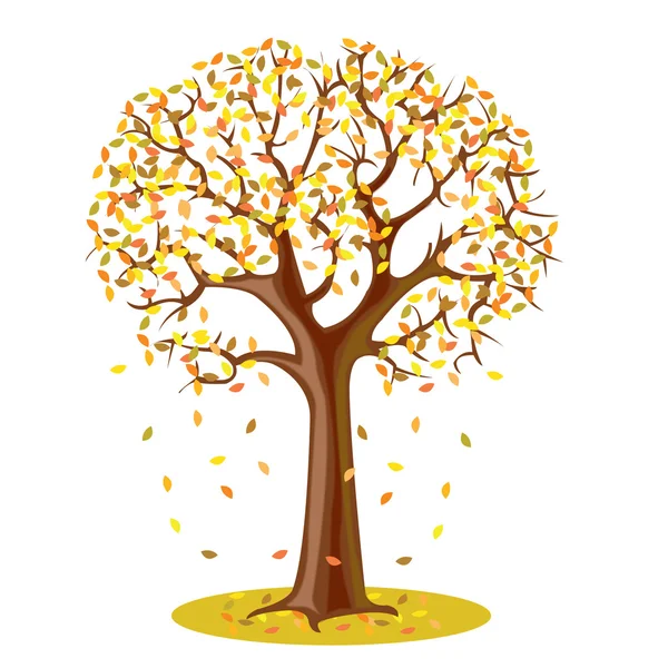 Herbstbaum — Stockvektor