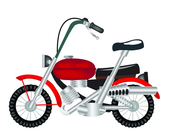 Dopravní zařízení motocyklu — Stockový vektor