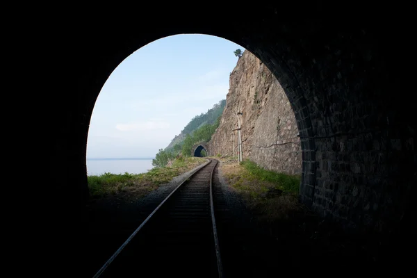 Staré železniční tunel — Stock fotografie