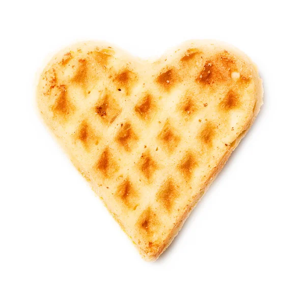 Sweet wafer heart — Stock Photo, Image