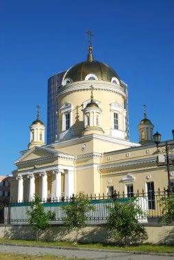 The Holy Trinity Cathedral in Yekaterinburg clipart
