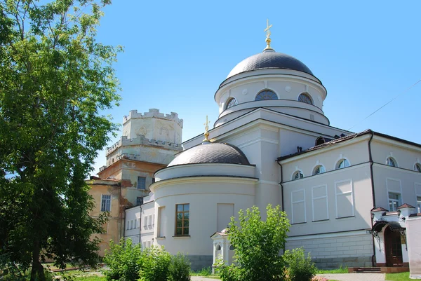 Complesso Edifici Novo Tikhvin Nunnery Ekaterinburg Russia — Foto Stock