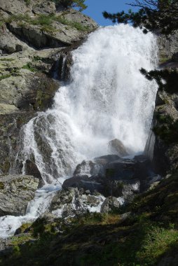 Great waterfall, Gorny Altai, Russia clipart