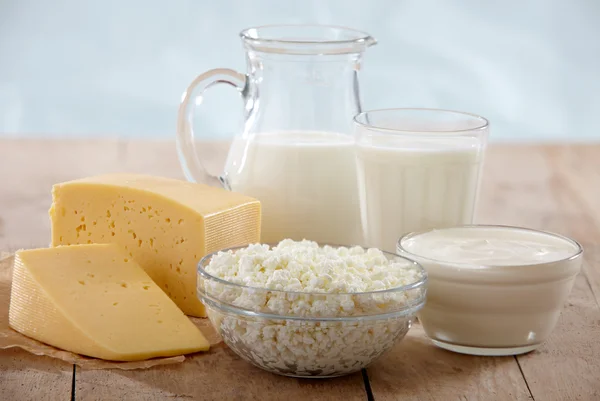 Fresh dairy products — Stock Photo, Image