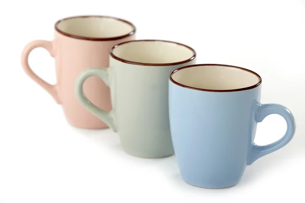 Три чашки чая — стоковое фото