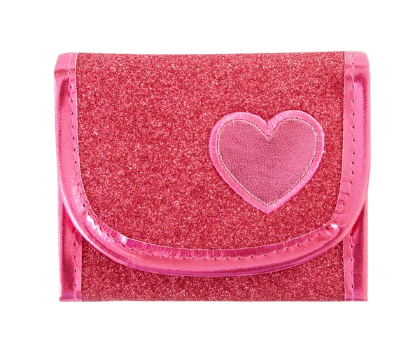 Roze portemonnee — Stockfoto
