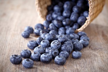 Fresh blueberries clipart