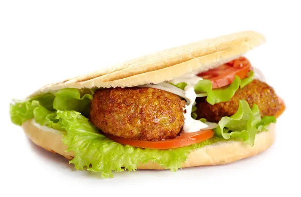 Kebab sandwich — Stock Photo, Image