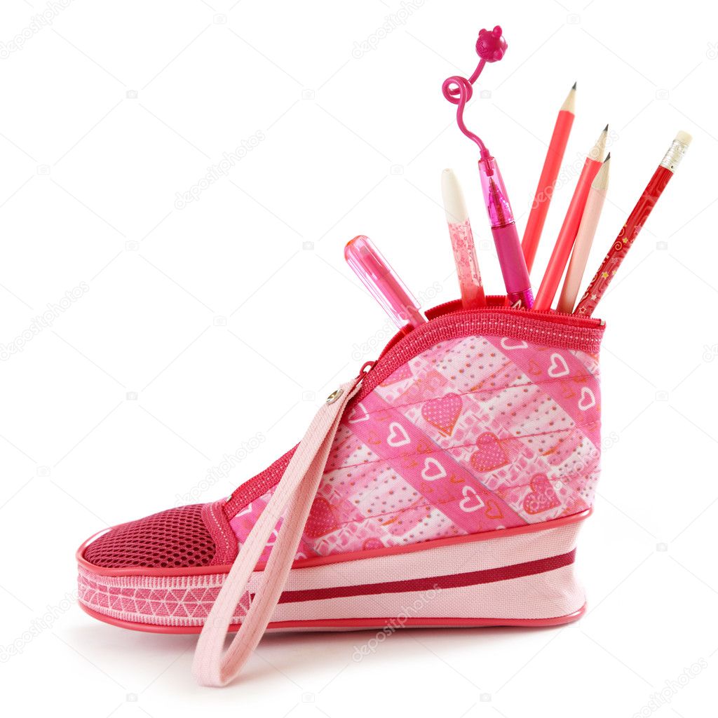 cute pink pencil case