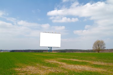 Bahar alanına billboard