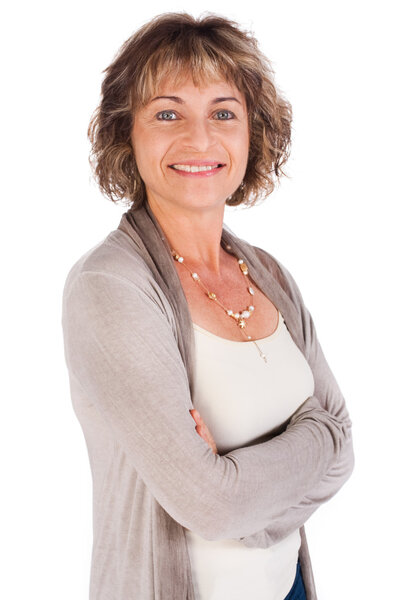 Портрет привлекательной пожилой женщины