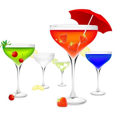 Fruit mocktail clipart