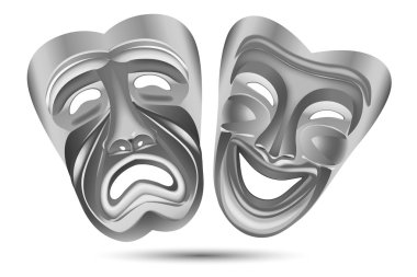 Entertainment masks clipart