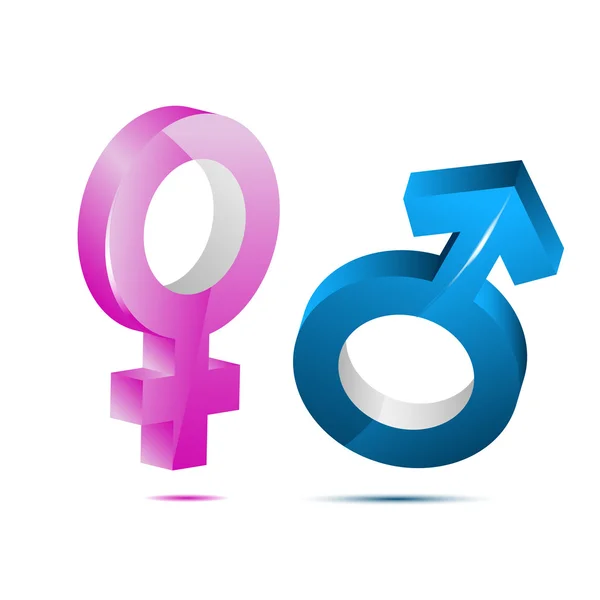 Male female icon — Stock Photo, Image