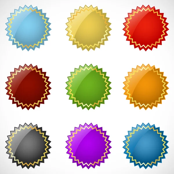 Verschillende kleurrijke logo — Stockfoto