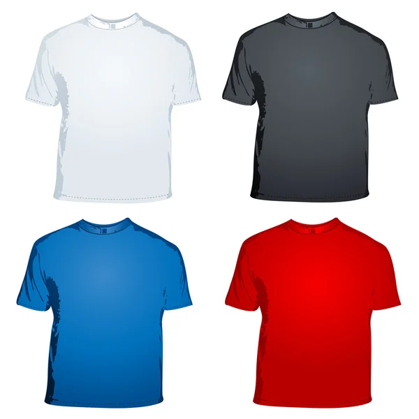 T shirt maschili su sfondo bianco — Foto Stock