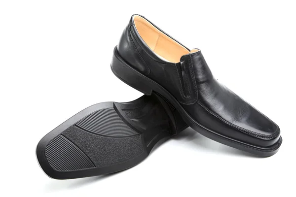 Coppia di scarpe da uomo nere — Foto Stock