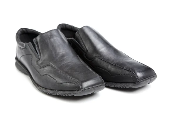 Paar zwarte man schoenen — Stockfoto