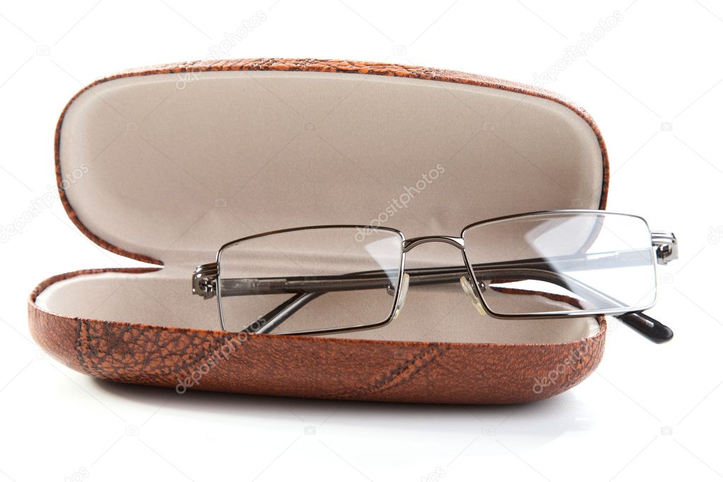 Glasses in a case