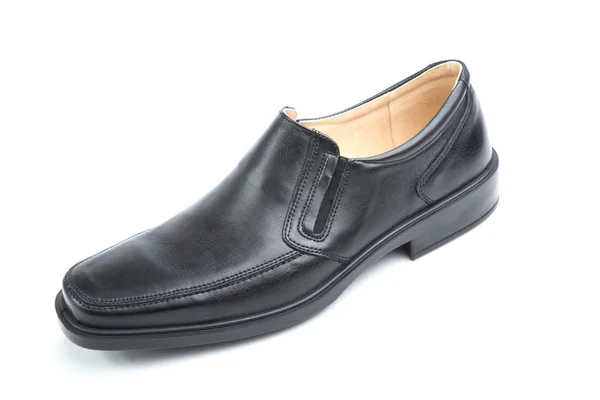 Sapatos de homem preto isolados — Fotografia de Stock