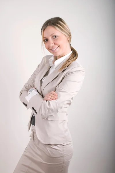 Business suit standing — Stock Photo, Image