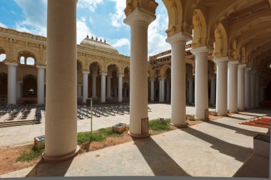Tirumalai Nayak Palace. Madurai, Tamil Nadu, India clipart