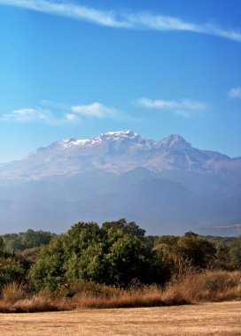 Popocatepetl volcano in Mexico clipart