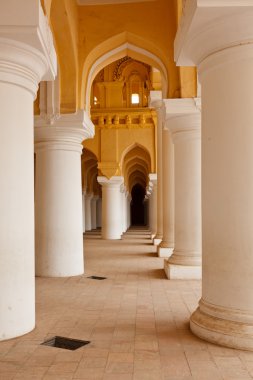 Tirumalai Nayal Palace. Madurai, Tamil Nadu, India clipart