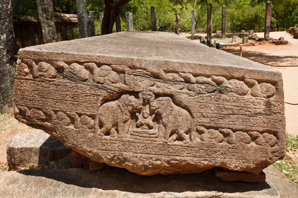 Gal Pota - tableta de piedra con incrustaciones antiguas —  Fotos de Stock