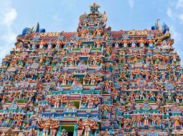 Hindu Tapınağı kule — Stok fotoğraf