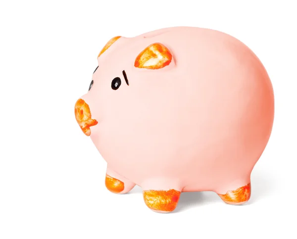 Piggy bank isolated — Stock Photo, Image