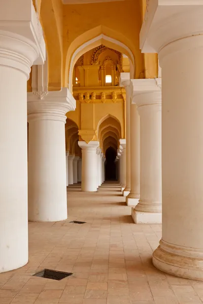 Palácio Tirumalai Nayal. Madurai, Tamil Nadu, Índia — Fotografia de Stock