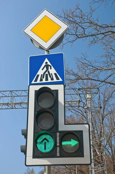 Lampu lalu lintas — Stok Foto