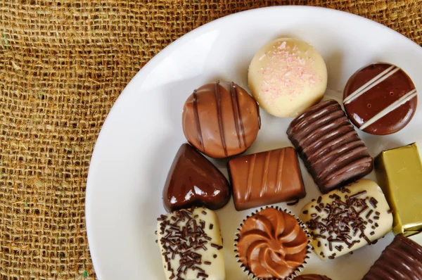 Chocolade snoep — Stockfoto